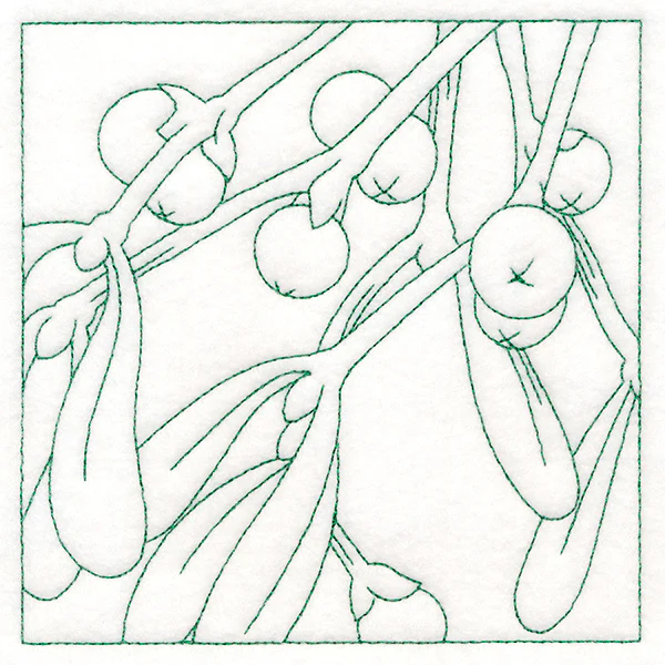 Festive Florals Quilting - Mistletoe (Double Run) - Image 4