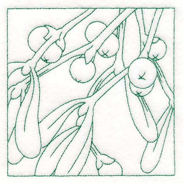 Festive Florals Quilting - Mistletoe (Double Run) - Image 5
