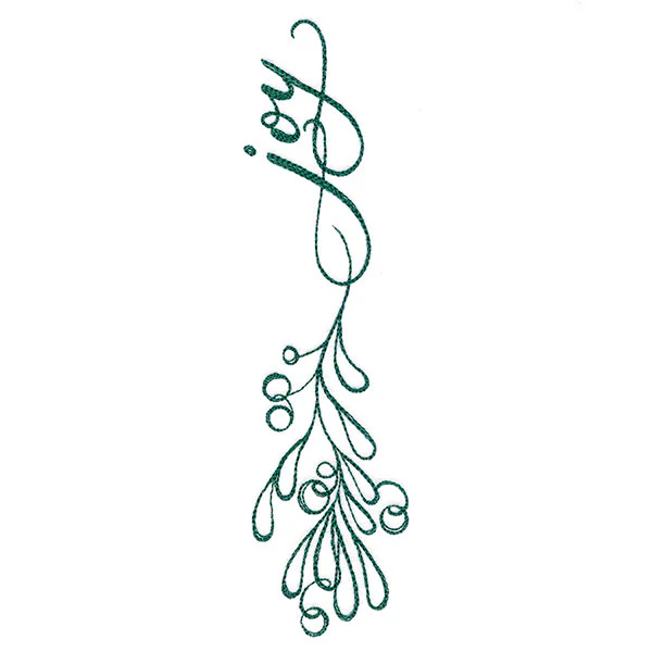 Festive Flourishes Calligraphy - Joy - Image 4