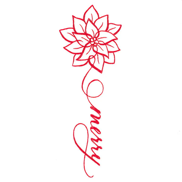 Festive Flourishes Calligraphy - Merry - Image 3