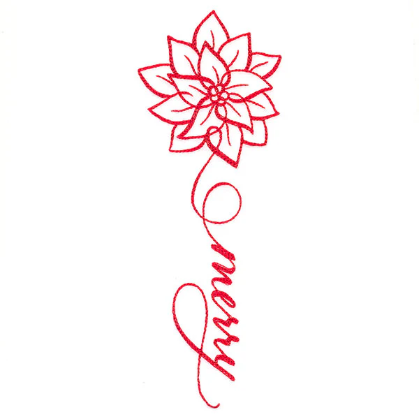 Festive Flourishes Calligraphy - Merry - Image 4