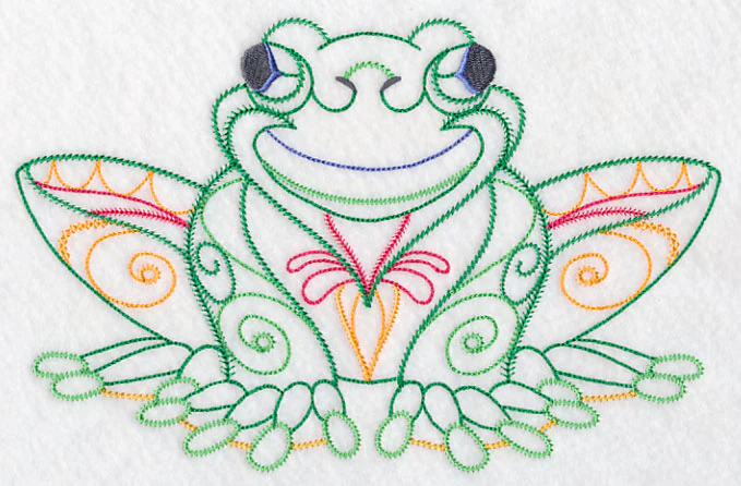 Festive Frog (Vintage) - Image 4