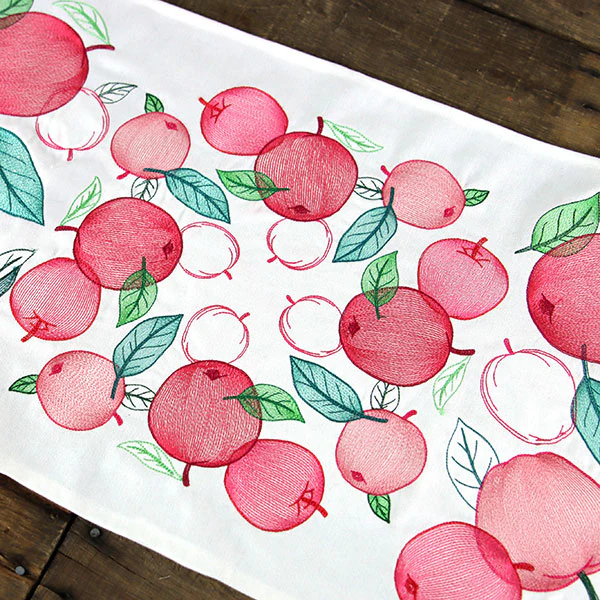 Festive Harvest Apples Border - Image 6