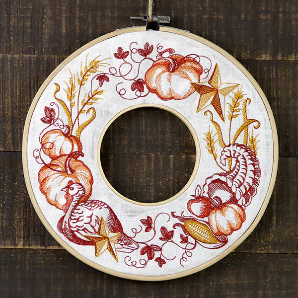 Festive Harvest Fall Wreath - Image 10