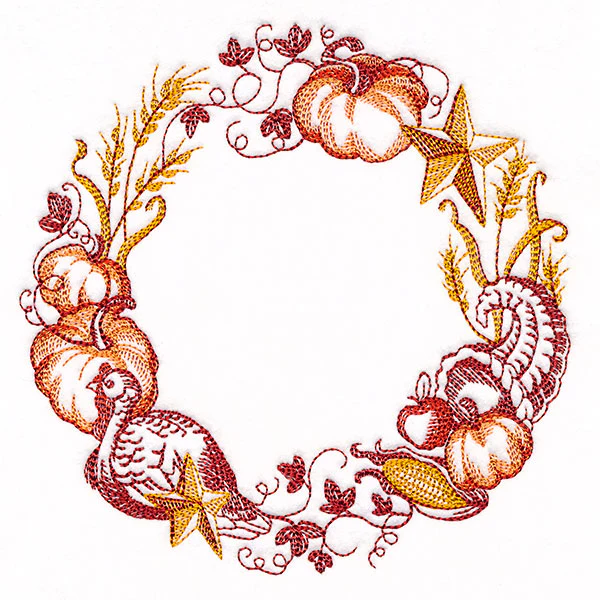 Festive Harvest Fall Wreath - Image 5