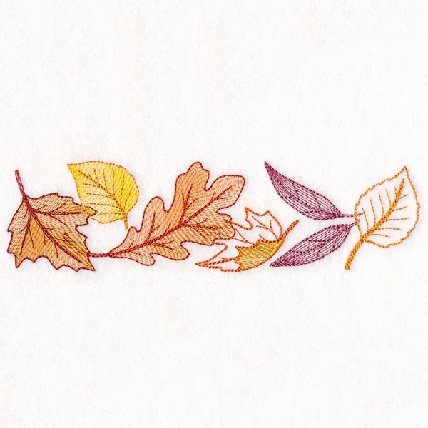 Festive Harvest Leaf Border - Image 7