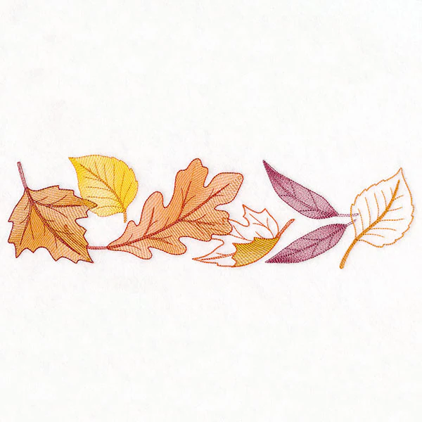 Festive Harvest Leaf Border - Image 9
