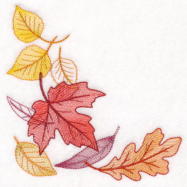 Festive Harvest Leaf Corner - Image 3