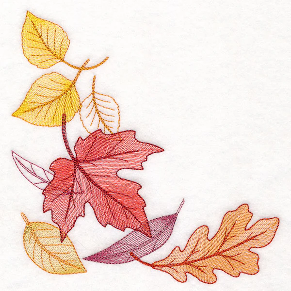 Festive Harvest Leaf Corner - Image 7