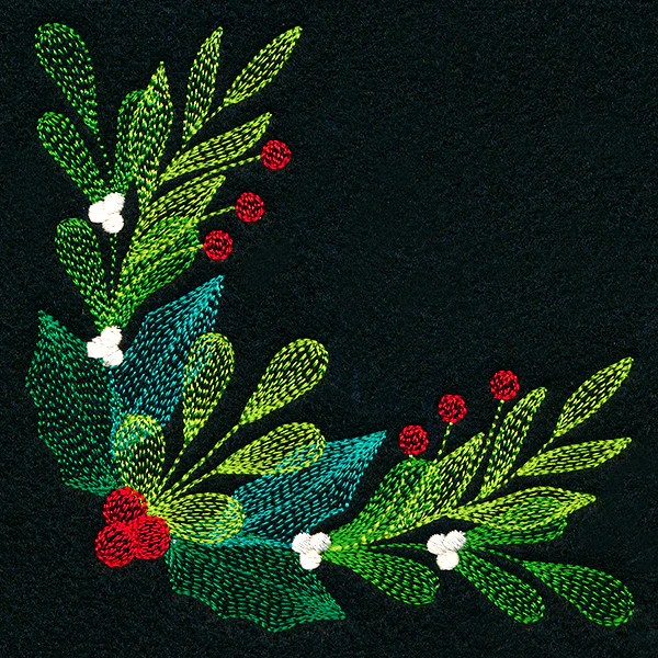 Festive Holly and Berries Corner - Image 2