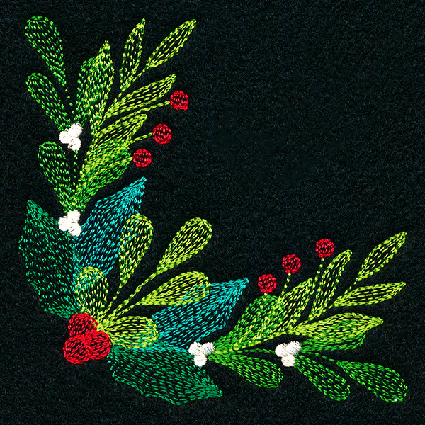 Festive Holly and Berries Corner - Image 3