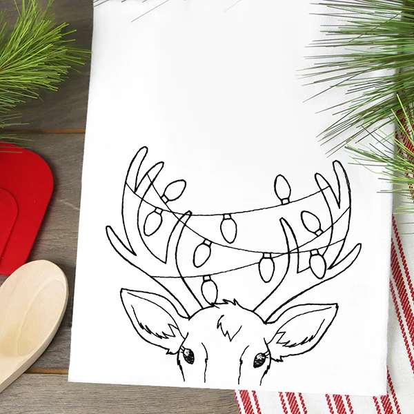 Festive Reindeer Pocket Peeker - Image 2