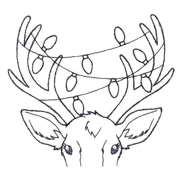 Festive Reindeer Pocket Peeker - Image 3