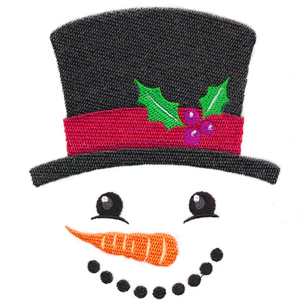 Festive Snowman Face - Image 3