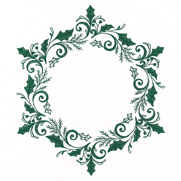Festive Swirls Wreath - Image 2