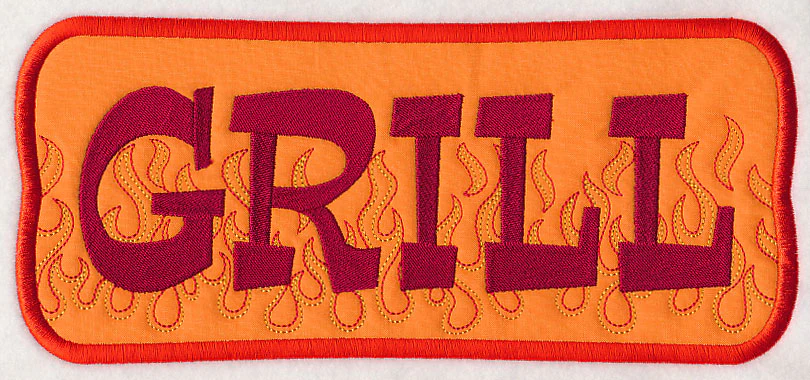 Fiery Grill (Applique)