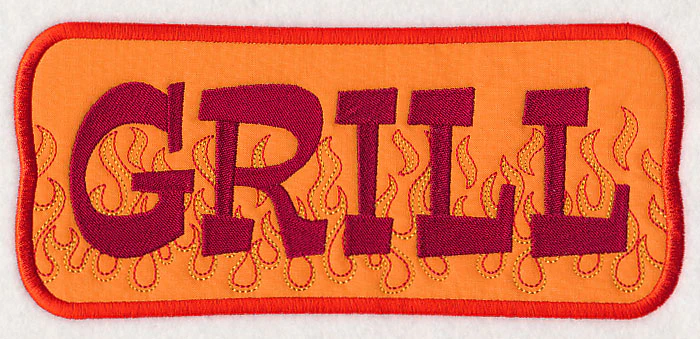 Fiery Grill (Applique) - Image 2
