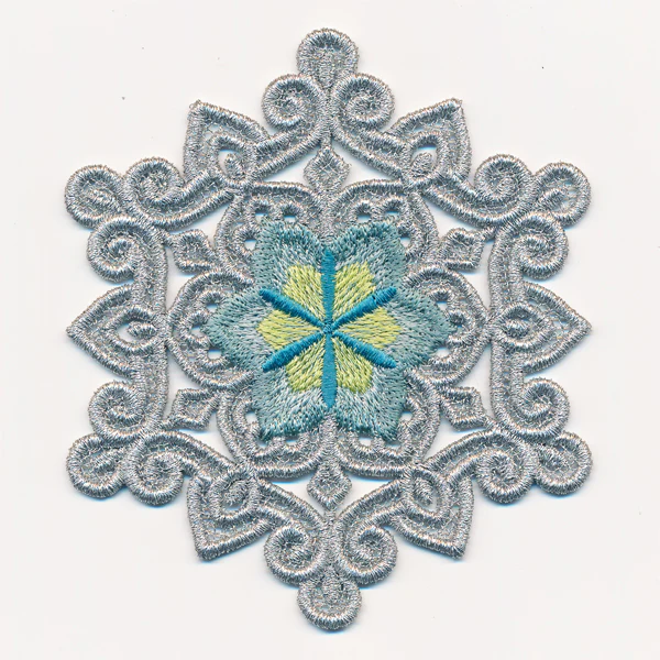 Fig Blossom Snowflake (In-the-Hoop) - Image 3