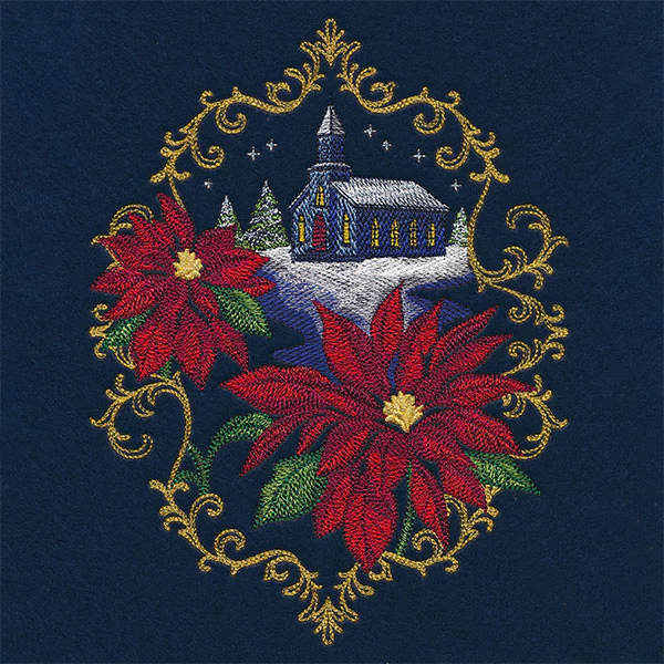 Filigree and Faith Poinsettia Church Medley