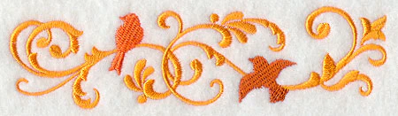 Filigree Birds Border - Image 2