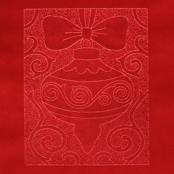 Filigree Christmas Ornament (Trapunto) - Image 2