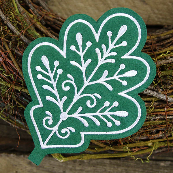 Filigree Oak Leaf (In-the-Hoop) - Image 5