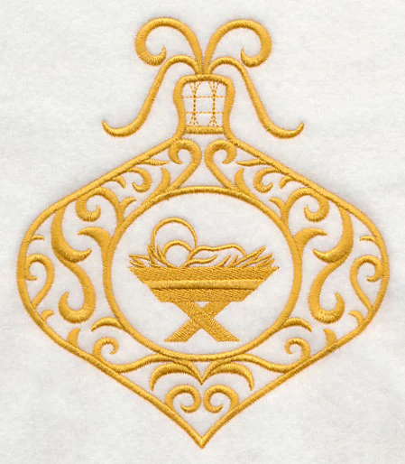 Filigree Ornament with Manger - Image 4