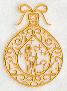Filigree Ornament with Shepherd - Image 3