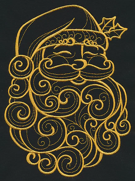 Filigree Santa Claus (Goldwork) - Image 2