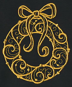 Filigree Wreath (Goldwork) - Image 5