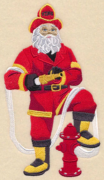 Fireman Santa Claus - Image 3