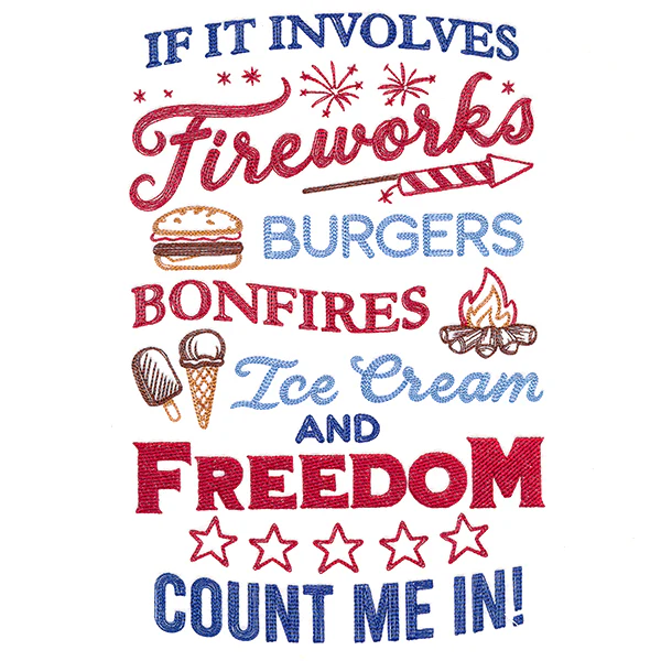 Fireworks & Freedom Sign - Image 6