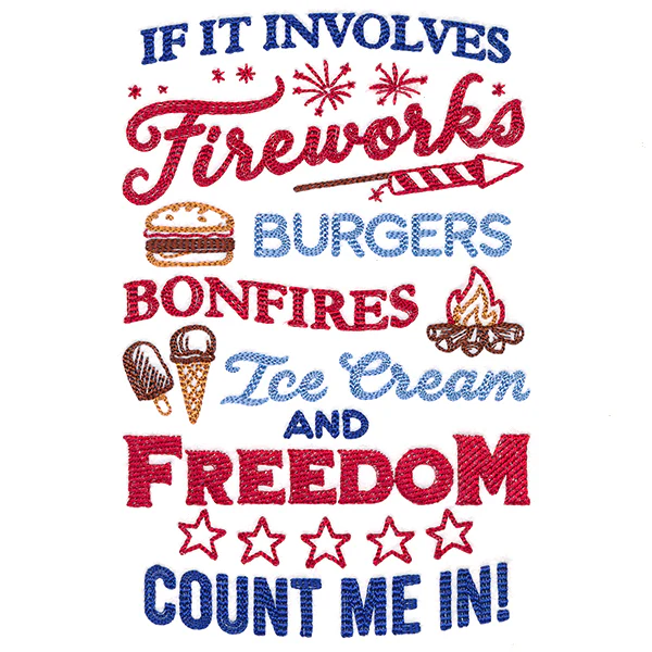 Fireworks & Freedom Sign - Image 7