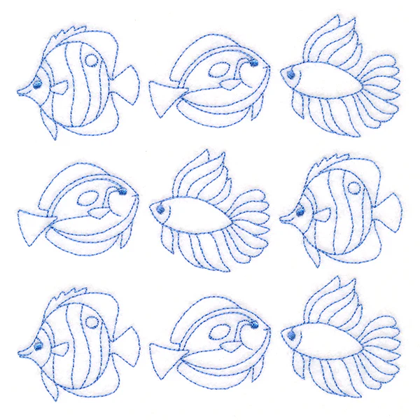 Fish in Paradise Quilting (Double Run) - Image 3