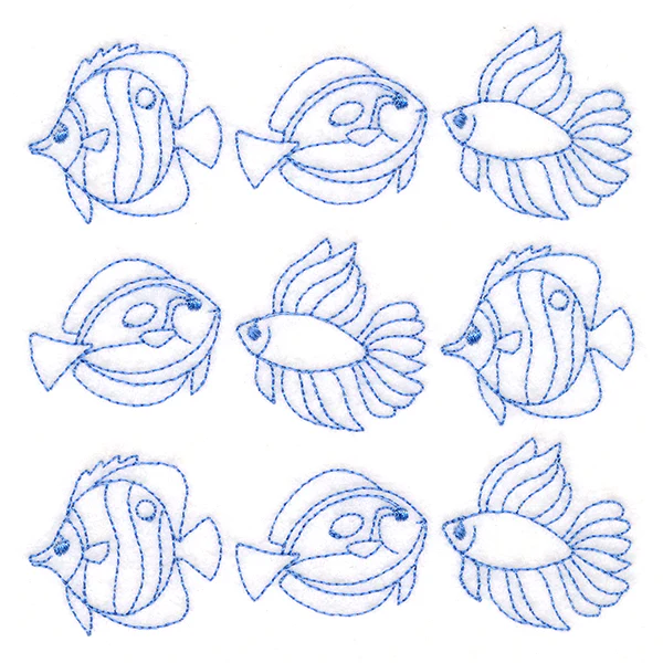 Fish in Paradise Quilting (Double Run) - Image 4
