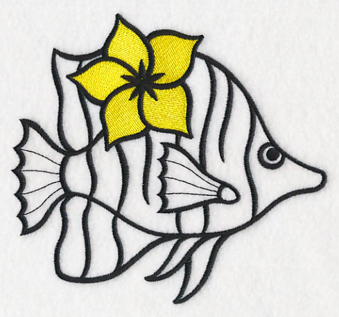 Fish with Flower - Image 2