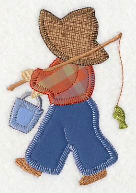 Fisherman Fred (Heirloom Applique) - Image 2
