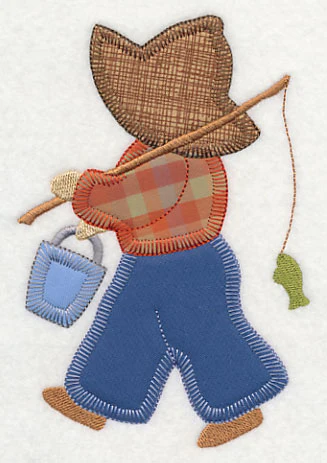 Fisherman Fred (Heirloom Applique) - Image 4