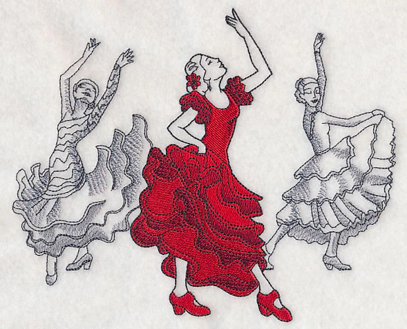 Flamenco Fashion Plate - Image 2