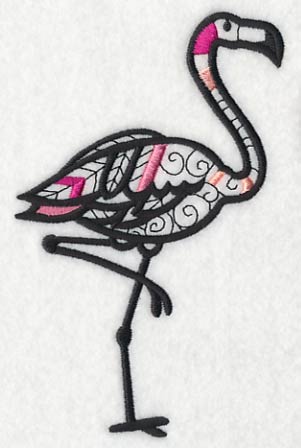 Flamingo 1 (Blackwork) - Image 3