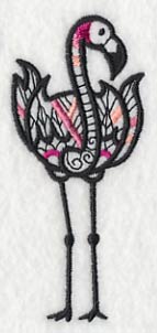Flamingo 2 (Blackwork) - Image 2