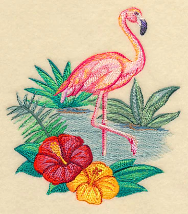 Flamingo and Hibiscus in Watercolor - Image 4