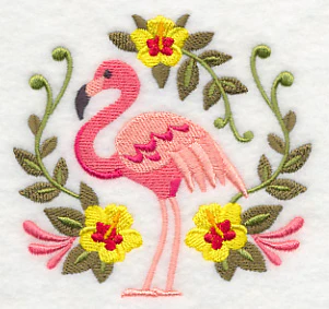 Flamingo and Tropical Frame - Image 5