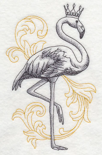 Flamingo In Crown - Image 4