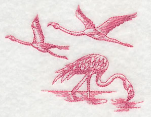 Flamingos Take Flight - Image 2