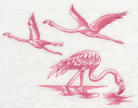 Flamingos Take Flight - Image 3