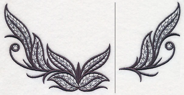 Fleur de Flames Neckline (V-Neck) (Split) - Image 2