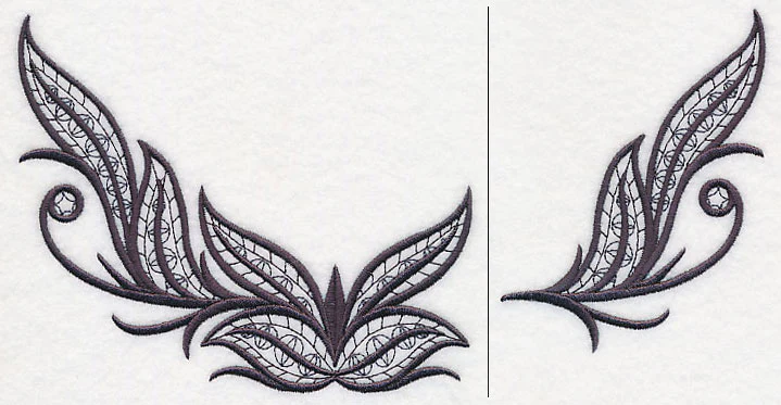 Fleur de Flames Neckline (V-Neck) (Split) - Image 4