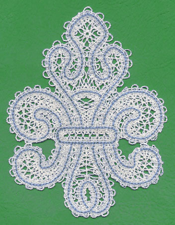 Fleur de Lis (Battenburg Lace) - Image 3