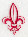 Fleur de Lis (Redwork) - Image 2
